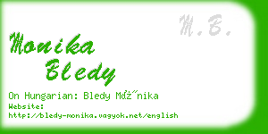 monika bledy business card